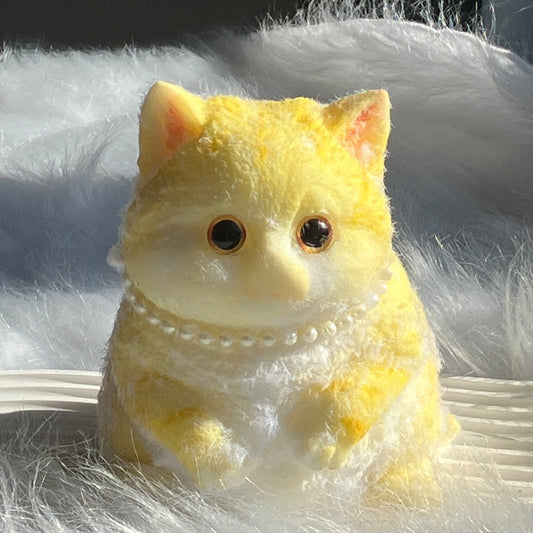 golden calico cat Squishy cat