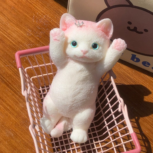 Pink cat Squishy cat