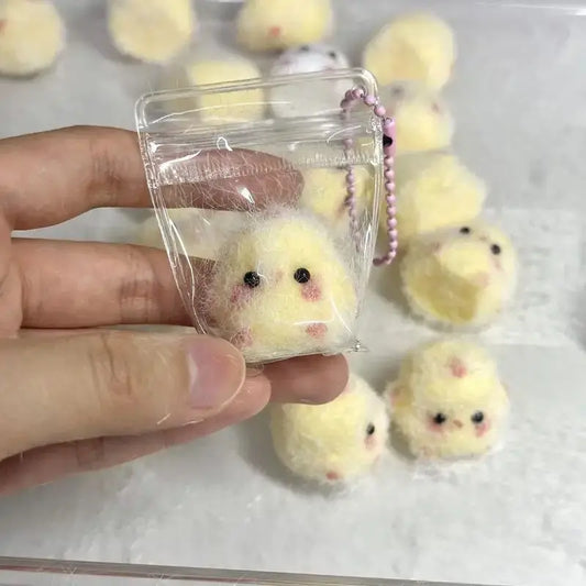 Cute Chick Squeeze Stress Relief Toy Soft Mochi Toy Cartoon Slow Rebound Toys Decompression Squishy Toys For Kid /Girl Gifts